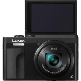 Kompakt - Panasonic TZ90 - Schwarz + 2. Batterie