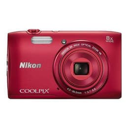 Kompakt - Nikon Coolpix S3600 - Rot