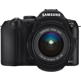Hybrid Kamera Samsung NX10 - Schwarz + Objektiv Samsung 18-55 mm F3.5-5.6 OIS NX