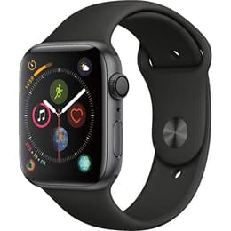 Apple Watch (Series 4) GPS 44 mm - Aluminium Space Grau - Sport loop Schwarz