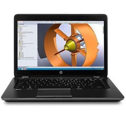HP ZBook 14" Core i7 2,1 GHz - SSD 512 GB - 16GB AZERTY - Französisch