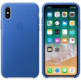 Apple-Hülle iPhone X / XS / XS Max Hülle - Leder Blau