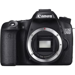 Spiegelreflexkamera Canon EOS 70D Schwarz + Objektiv Canon EF-S 55-250 mm f/4-5.6 IS