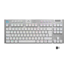 Logitech Tastatur AZERTY Französisch Wireless mit Hintergrundbeleuchtung G915 TKL