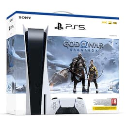 PlayStation 5 825GB - Weiß Standard + God of War Ragnarok