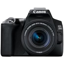 Spiegelreflexkamera - Canon EOS 250D Schwarz + Objektivö Canon EF-S 18-55mm f/4-5.6 IS II