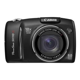 Kompakt - Canon PowerShot SX100 IS Schwarz + Objektivö Canon Zoom Lens 36-360mm f/2.8-4.3