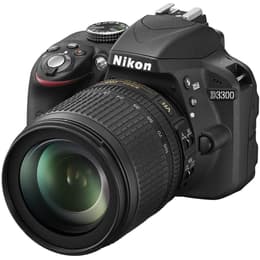 Spiegelreflexkamera - Nikon D3300 Schwarz + Objektivö Nikon AF-S DX Nikkor 18-105mm F3.5-5.6G ED VR
