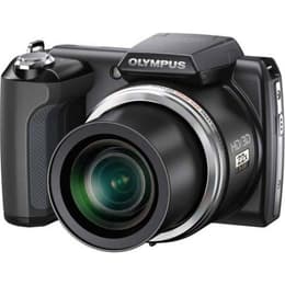 Kompakt Kamera SP-610UZ - Schwarz + Olympus 22x Wide Optical Zoom ED 28–616mm f/3.3–5.7 f/3.3–5.7