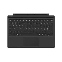 Microsoft Tastatur AZERTY Französisch Wireless mit Hintergrundbeleuchtung Surface Pro Type Cover 1725