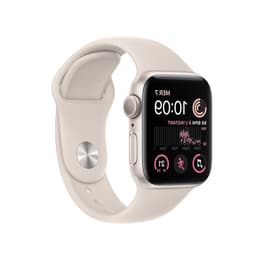 Apple Watch Series SE 2 (2022) GPS 40 mm - Aluminium Silber - Sportarmband Polarstern