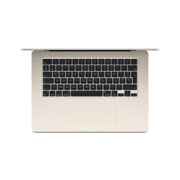 MacBook Air 15" (2023) - Apple M2 mit 8‑Core CPU und 10-core GPU - 16GB RAM - SSD 1000GB - AZERTY - Französisch