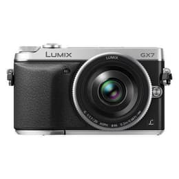 Lumix DMC-GX7 - Schwarz/Silber + Panasonic Lumix G Vario 14-42mm f/3.5-5.6 ASPH OIS + Lumix G Vario 45-200mm f/4-5.6 II Power OIS f/3.5-5.6 + f/4-5.6