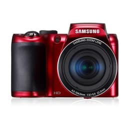 Kompakt Kamera WB100 - Rot + Samsung Zoom Lens 22.3mm f/3.1-5.9 f/3.1-5.9