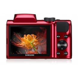 Kompakt Kamera WB100 - Rot + Samsung Zoom Lens 22.3mm f/3.1-5.9 f/3.1-5.9