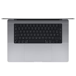 MacBook Pro 16" (2021) - Apple M1 Max mit 10‑Core CPU und 24-core GPU - 32GB RAM - SSD 2000GB - Standard-Display - QWERTZ - Deutsch