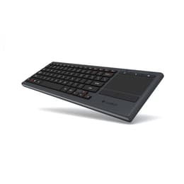 Logitech Tastatur AZERTY Französisch Wireless mit Hintergrundbeleuchtung K830