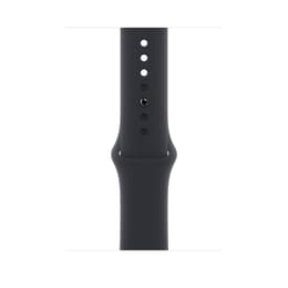 Apple Watch Series 7 (2021) GPS + Cellular 45 mm - Aluminium Mitternacht - Sportarmband Schwarz