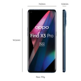 Oppo Find X3 Pro 256GB - Blau - Ohne Vertrag