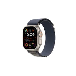 Apple Watch (Ultra) 2022 GPS + Cellular 49 mm - Titan Grau - Alpine loop Blau