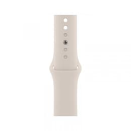 Apple Watch Series 9 (2023) GPS + Cellular 41 mm - Rostfreier Stahl Gold - Sportarmband Polarstern