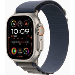 Apple Watch (Ultra) 2023 GPS + Cellular 49 mm - Titan Grau - Alpine loop Blau