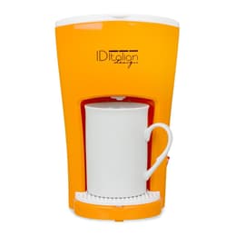 Kaffeemaschine Ohne Kapseln Italian Design IDECUCOF01 Funny Pro Coffee Maker 0.15L - Weiß/Orange