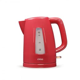 Livoo DOD184RC Rot 1,7000L - Wasserkocher