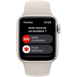 Apple Watch Series SE 2 (2022) GPS 44 mm - Aluminium Polarstern - Sportarmband Polarstern