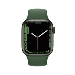 Apple Watch Series 7 (2021) GPS 41 mm - Aluminium Grün - Sportarmband Grün