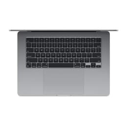 MacBook Air 15" (2023) - Apple M2 mit 8‑Core CPU und 10-core GPU - 8GB RAM - SSD 256GB - QWERTY - Englisch