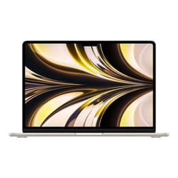 MacBook Air 13.3" (2022) - Apple M2 mit 8‑Core CPU und 10-core GPU - 8GB RAM - SSD 256GB - QWERTY - Niederländisch