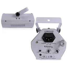 Lytor PACK DE 5 JEUX DE LUMIÈRES 2 PAR-MINI Ibiza + OVNI UFO 48 LEDS + 1 DERBY RGBW + 1 GOBO FLOWER Beleuchtung