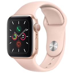Apple Watch (Series 5) 2019 GPS 40 mm - Aluminium Gold - Sportarmband Rosa
