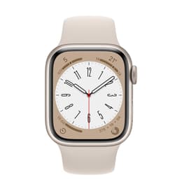 Apple Watch Series 8 (2022) GPS 41 mm - Aluminium Polarstern - Sportarmband Polarstern