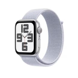 Apple Watch Series SE 2 (2022) GPS 44 mm - Aluminium Silber - Sport loop Blau