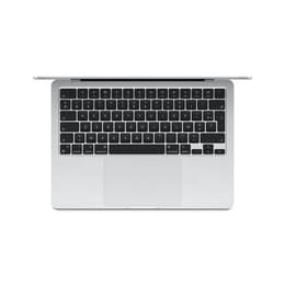 MacBook Air 13" (2024) - Apple M3 mit 8‑Core CPU und 10-core GPU - 8GB RAM - SSD 512GB - AZERTY - Französisch