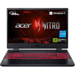 Acer Nitro 5 AN515-58-525P 15" Core i5 2.5 GHz - SSD 512 GB - 16GB - NVIDIA GeForce RTX 3050 QWERTY - Englisch