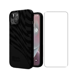 Back Market Hülle iPhone 14 und schutzfolie - 100% biologisch abbaubar - Schwarze Welle