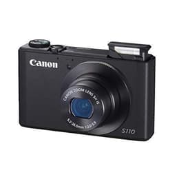 Kompakt Kamera PowerShot S110 - Schwarz Canon Zoom Lens 24-120 mm/2-5.9 f/2-5.9
