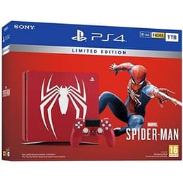 PlayStation 4 Slim 1000GB - Rot - Limited Edition Marvel’s Spider-Man + Marvel’s Spider-Man