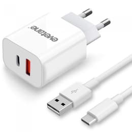 Kabel und Wandgesteck (USB + USB-C) 20W - Evetane