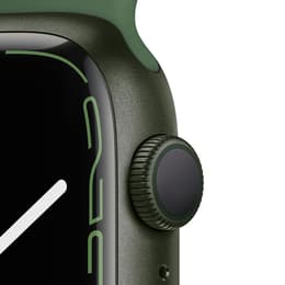 Apple Watch Series 7 (2021) GPS + Cellular 45 mm - Aluminium Grün - Sportarmband Grün