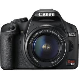 Spiegelreflexkamera EOS Rebel T1I - Schwarz + Canon 0 0
