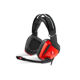 Spirit Of Gamer XPERT-H100 Red Edition Kopfhörer gaming mit kabel mit Mikrofon - Schwarz/Rot