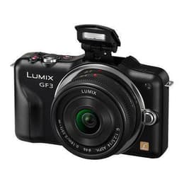 Hybrid-Kamera Lumix DMC-GF3 - Schwarz + Panasonic Lumix G Vario G Vario 14-42 mm f/3.5-5.6 MEGA O.I.S f/3.5-5.6