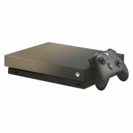 Xbox One X 1000GB - Braun - Limited Edition Gold Rush Special