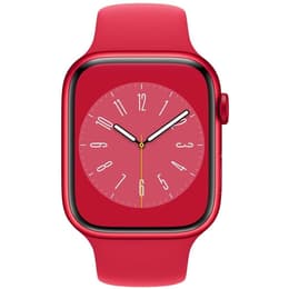 Apple Watch Series 9 (2023) GPS 41 mm - Aluminium Rot - Sportarmband Rot