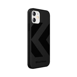 Back Market Hülle iPhone 12 mini und schutzfolie - Recycelter Kunststoff - Schwarz (Chevron)