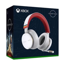 Microsoft Xbox Wireless Headset Starfield Limited Edition Kopfhörer Noise cancelling gaming wireless mit Mikrofon - Weiß/Rot